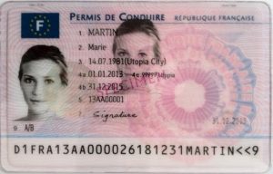 France driving license international